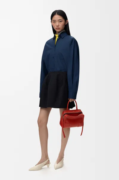 Loewe Shirt In Cotton Size: 44 For Woman In Blue