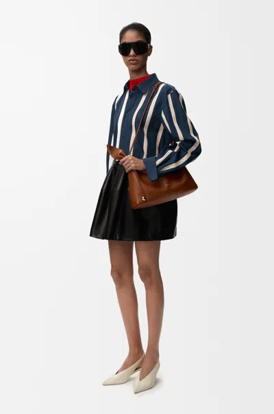 Loewe Shirt In Cotton Size: 44 For Woman In Blue