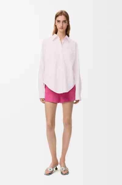 Loewe Shirt In Cotton Size: 44 For Woman In Pink
