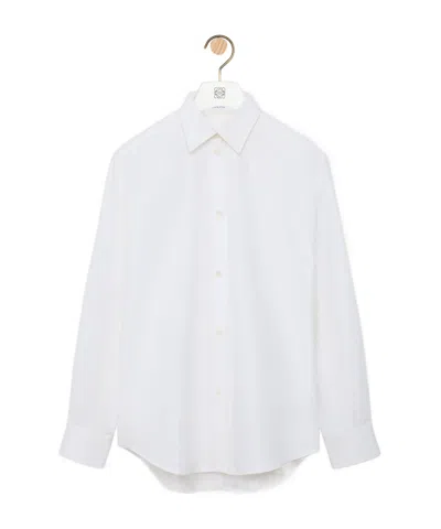 Loewe Shirt In Cotton In White