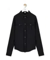 Loewe Shirt In Viscose Blend In Black