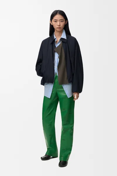 Loewe Shirt In Wool Size: 32 For Woman In Blue/white