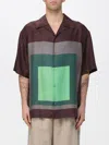 Loewe Albers Bowling Shirt Shirts Multicolor In Brown