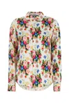 Loewe Flower Print Shirt In Multicolorsoftpink