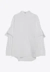 Loewe Shirt With Layered Long-sleeves In White