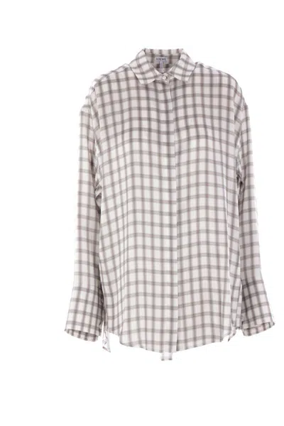 Loewe Shirts In White+grey