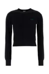 Loewe Women Black Wool Sweater In Black