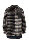 Loewe Multicolor Wool Blend Oversize Jacket In Multi