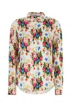 Loewe Flower Print Shirt In Multicolorsoftpink