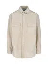 Loewe Anagram Shirt Jacket In Neutral