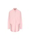 Loewe Women Cotton Shirt In Pink