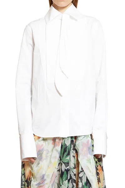 Loewe Cotton Shirt In White