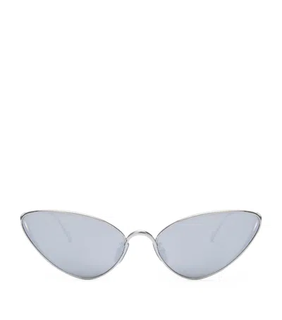 Loewe Shooting Star Sunglasses In Silver