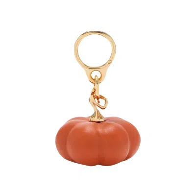 Pre-owned Loewe Short Lambskin Pumpkin Charm 'orange/gold' | Women's Size Onesize