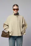 Loewe Button Cotton Jacket In Neutral