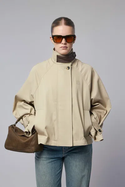 Loewe Short Parka | S359y02xfe | Beige In Neutral