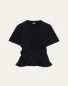 Loewe Short-sleeve Draped Twisted T-shirt