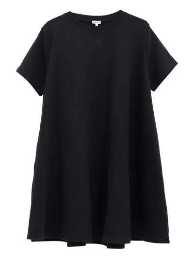Loewe Short-sleeve Dress In Black