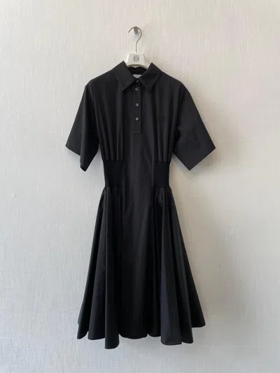 Loewe Short Sleeve Dress In Black