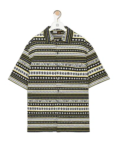LOEWE SHORT SLEEVE SHIRT IN COTTON
