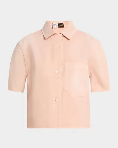 Loewe X Paula Ibiza's Cropped Shirt