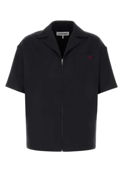 Loewe Short Sleeve Shirt In Blue