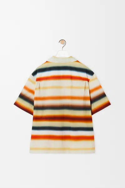 Loewe Short Sleeve Shirt In Cotton Size: 43 For Man In Multi