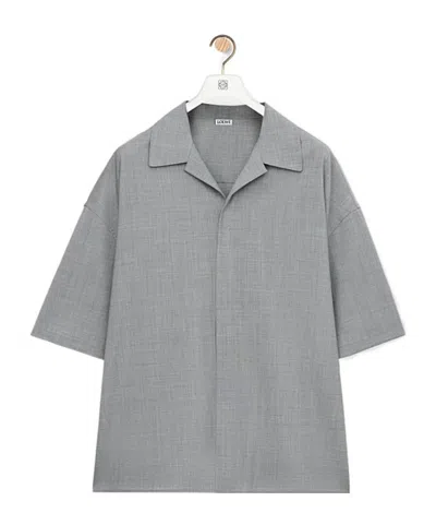 LOEWE SHORT SLEEVE SHIRT IN WOOL