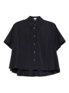 Loewe Short-sleeve Trapeze Shirt In Blue