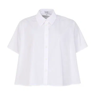 LOEWE SHORT SLEEVE TRAPEZE SHIRT IN COTTON