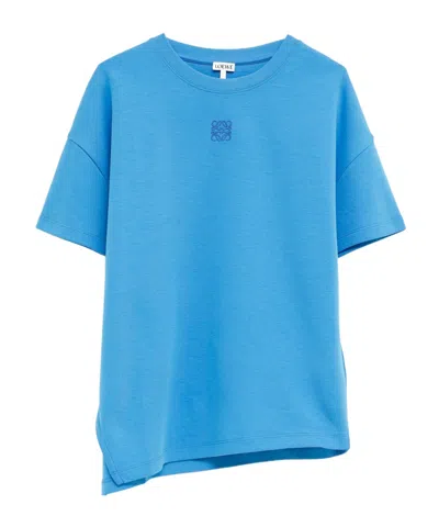 Loewe Short Sleeve T-shirt In Blue