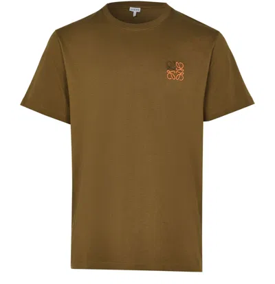 Loewe Short-sleeved T-shirt In Brown