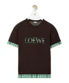 Loewe Short-sleeved T-shirt In Brown
