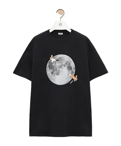 Loewe X Suna Fujita Short-sleeved T-shirt In Black