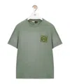 Loewe Short-sleeved T-shirt In Gray-green