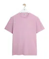 Loewe Embroidered Logo T-shirt In Pink