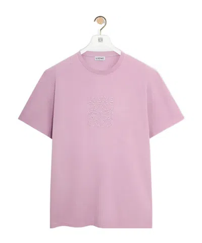 Loewe Short-sleeved T-shirt In Pink