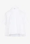 Loewe Short-sleeved Trapeze Shirt In White