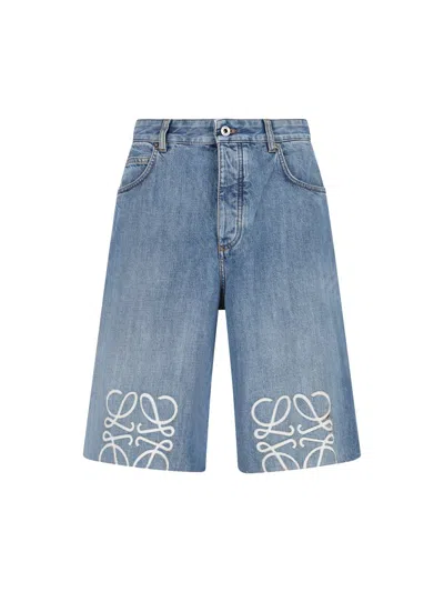 Loewe Shorts In Blue