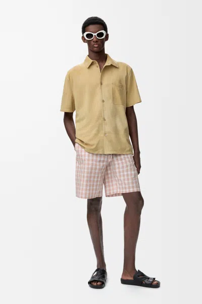 Loewe Shorts In Cotton Size: Xxl For Man In Pink