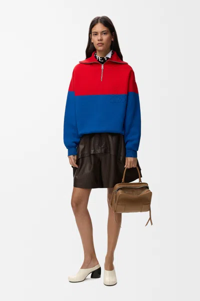 Loewe Shorts In Nappa Leather Skin Size: 40 For Woman In Multi