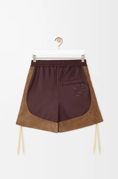 Loewe Shorts In Technical Fabric Size:l For Woman In Multi