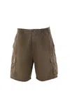 Loewe Cargo Bermuda Shorts In Khaki Green