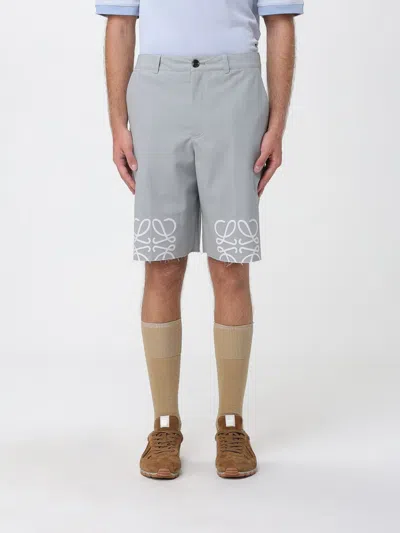 Loewe Shorts Men Grey In Gray