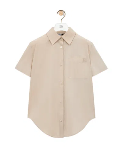 Loewe Short-sleeved Shirt In Neutral
