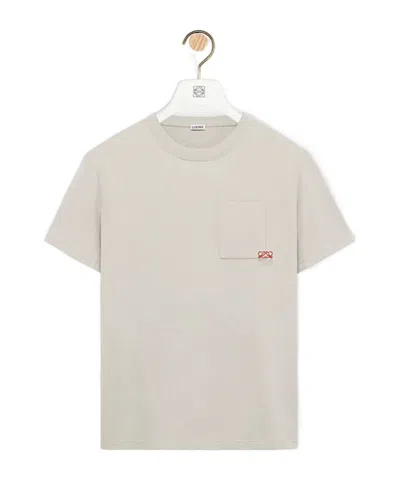 Loewe Short-sleeved T-shirt In Gray