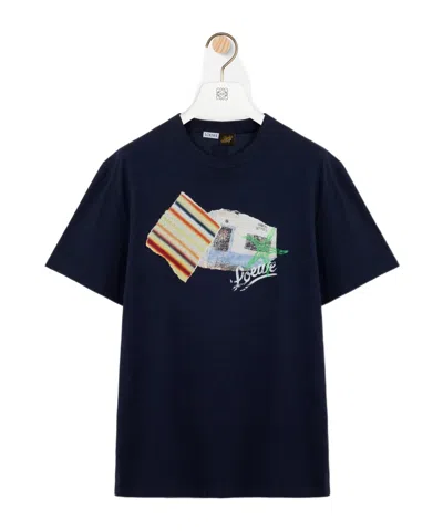 Loewe Short-sleeved T-shirt In Blue