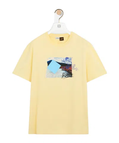 Loewe Short-sleeved T-shirt In Yellow