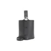 Loewe Structured Black Calfskin Bucket Bag With Silver-tone Hardware In Gray