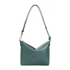 Loewe Leather Puzzle Pouch Bag In Green